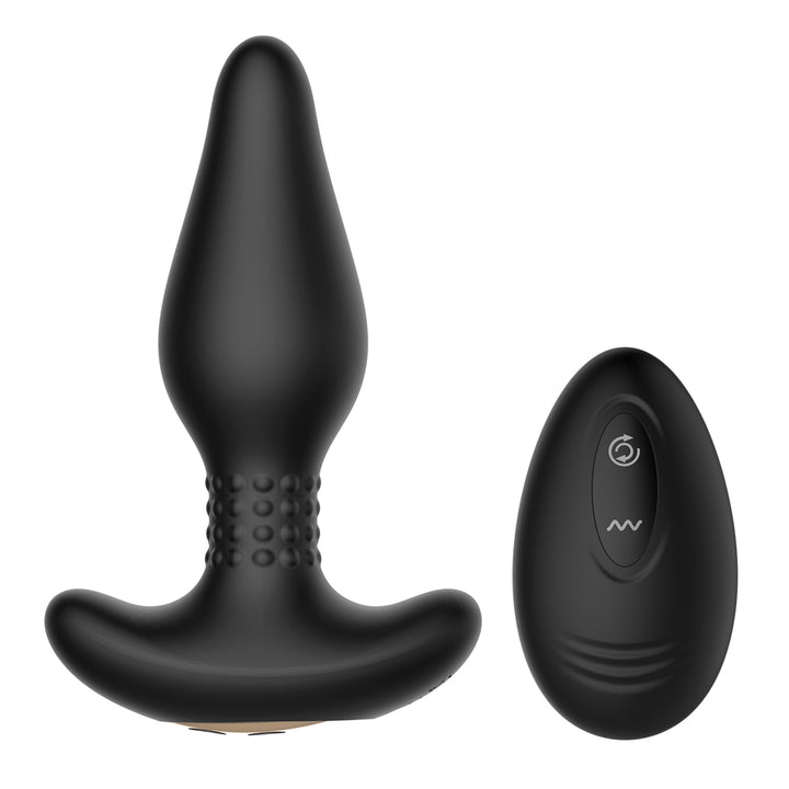 Winyi Carl Remote Rimming Butt Plug - Black