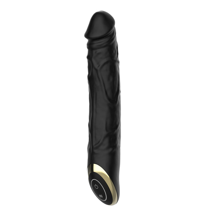 Winyi Terry Realistic Silicone Dildo - Black