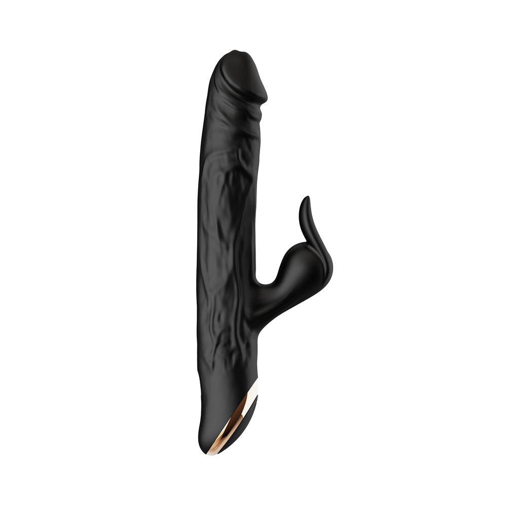 Winyi Terry 2 Thrusting Silicone Dildo - Black