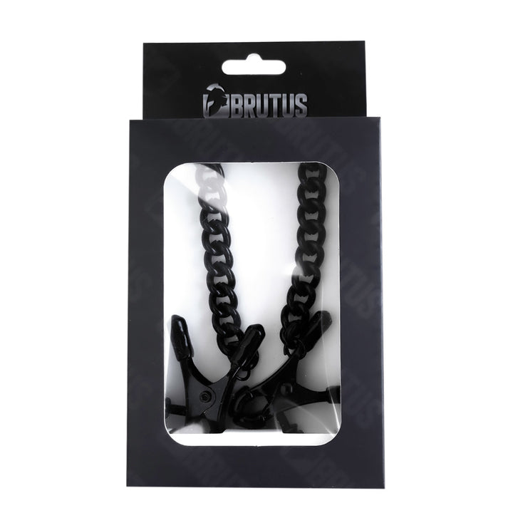 Brutus Bite Heavy Nipple Clamps - Black