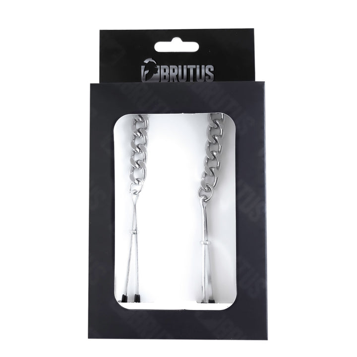 Brutus Tweezer Clover Nipple Clamps - Silver