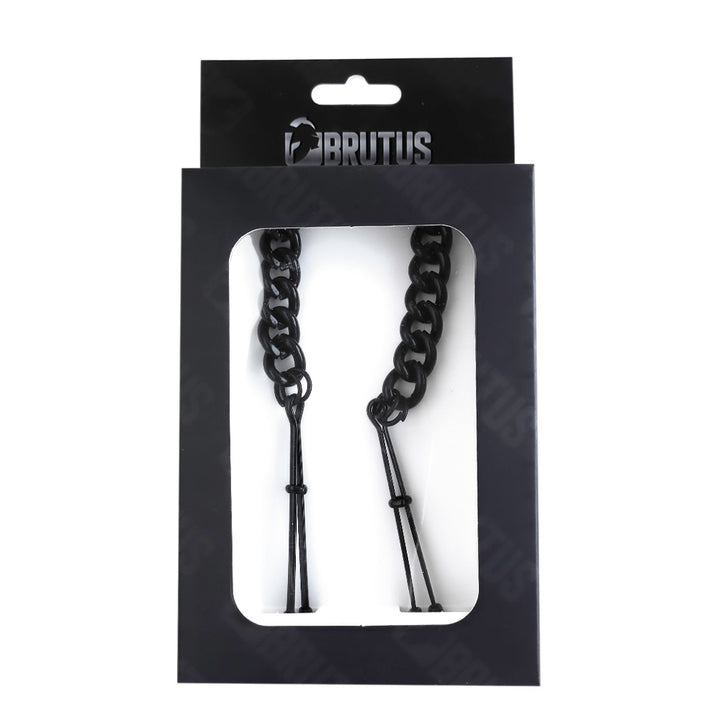 Brutus Tweezer Clover Nipple Clamps - Black