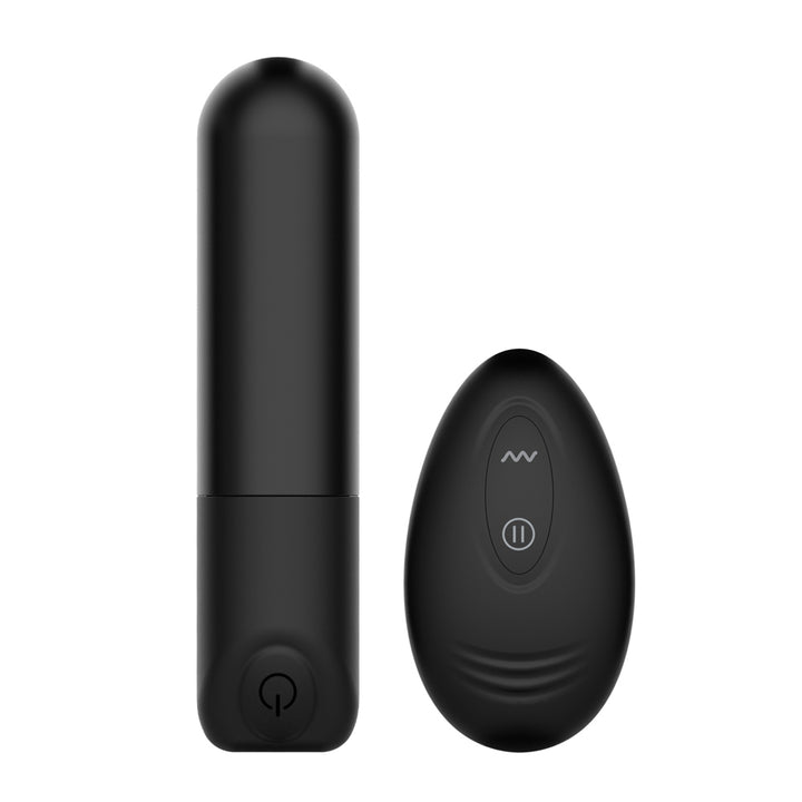 Winyi Rick Remote Mini Bullet Vibrator - Black