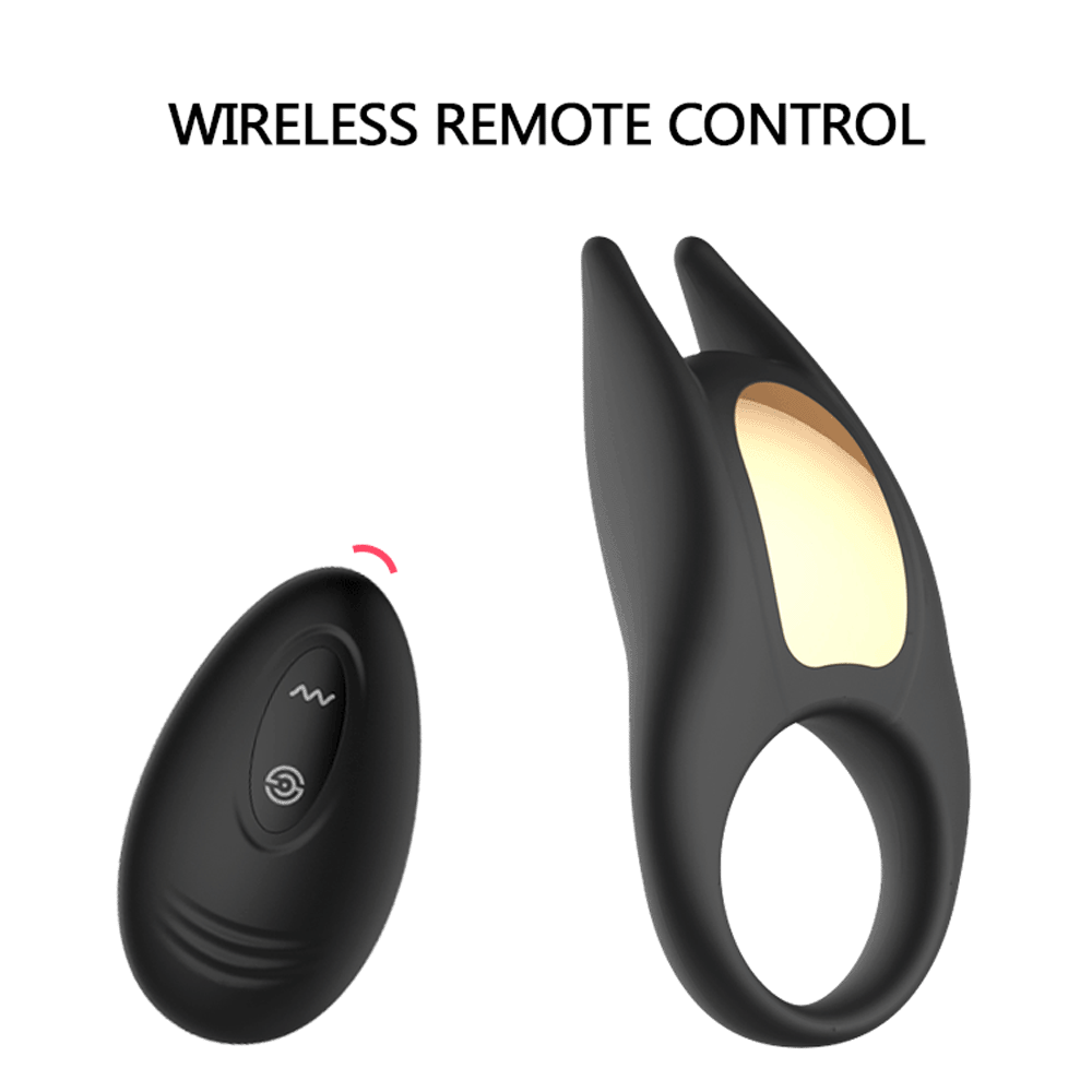 Winyi Lucas 2 Remote Control Cock Ring - Black