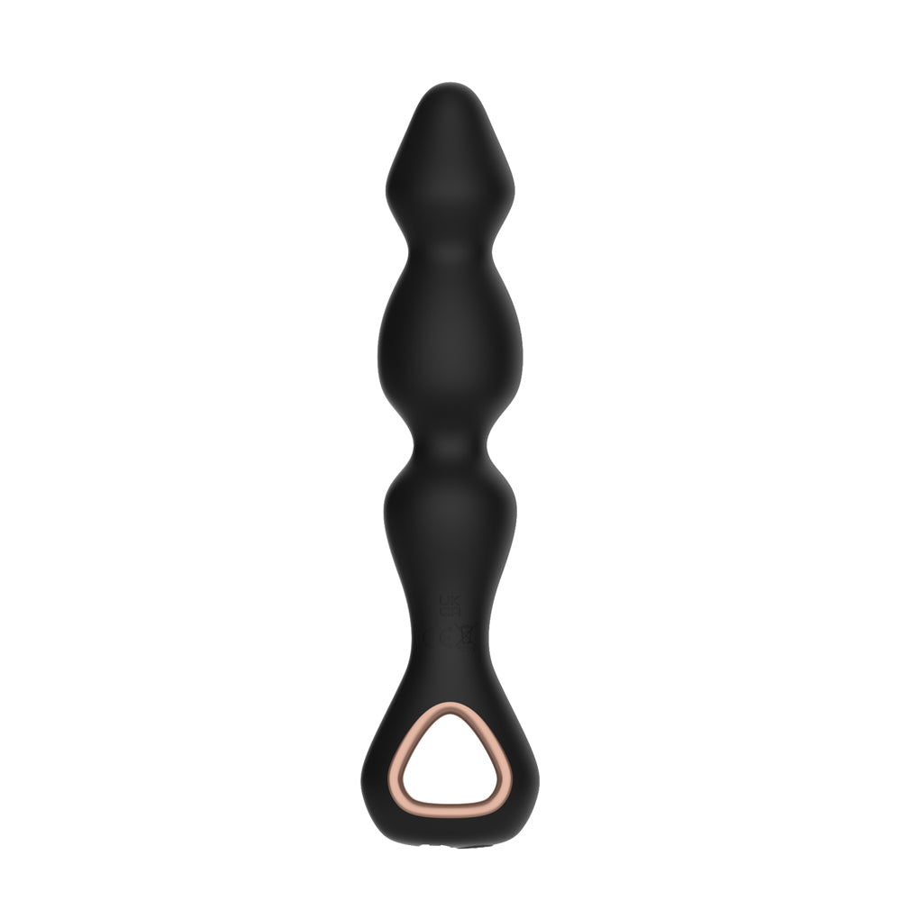 Winyi Michael Rotating Remote Control Anal Beads - Black