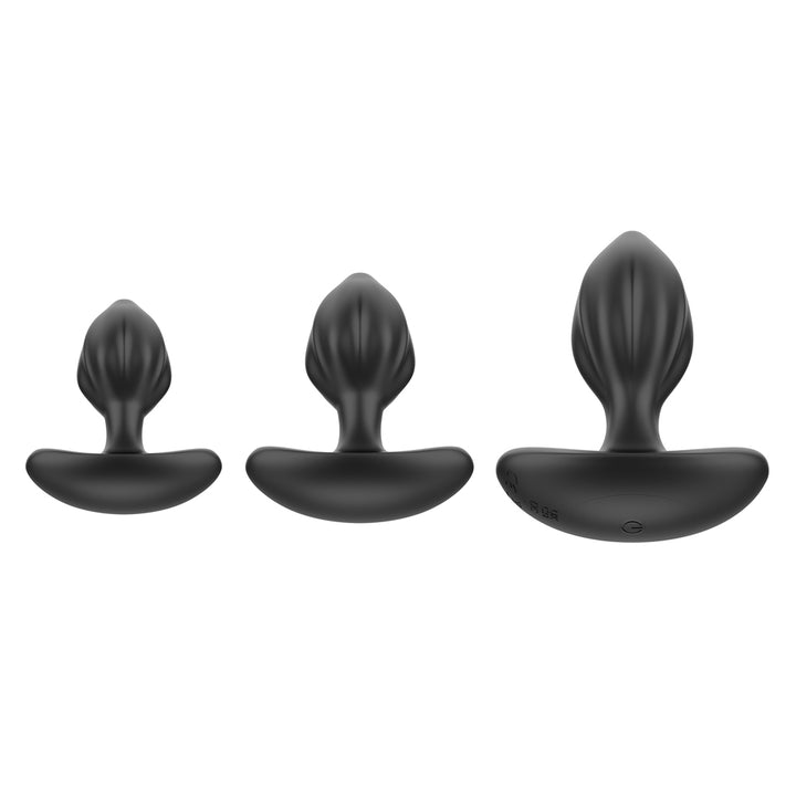 Winyi Mark Remote Vibrating Butt Plug Kit - Black