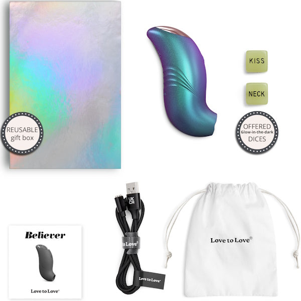 Love to Love Believer - Iridescent Turquoise