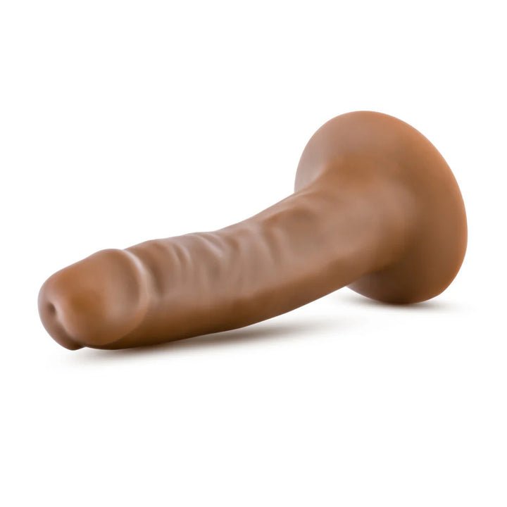 Blush Dr Skin Dr Lucas Silicone 5 Inch Cock and Balls - Mocha