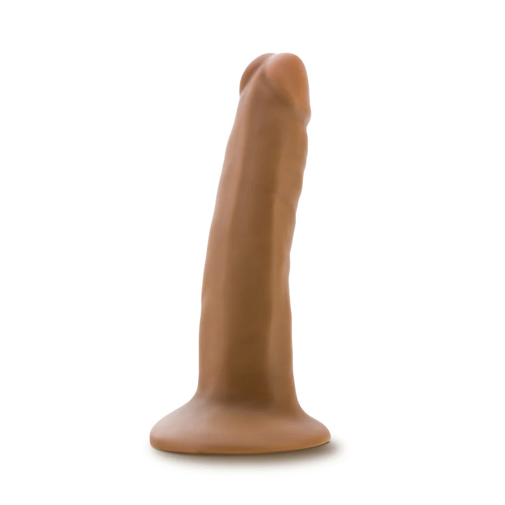 Blush Dr Skin Dr Lucas Silicone 5 Inch Cock and Balls - Mocha