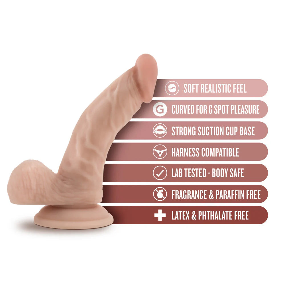 Blush Dr Skin Dr. Stephen 6.5 Inch Dildo With Balls - Beige