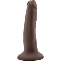 Blush Dr Skin Plus 5 Inch Posable Dildo - Chocolate