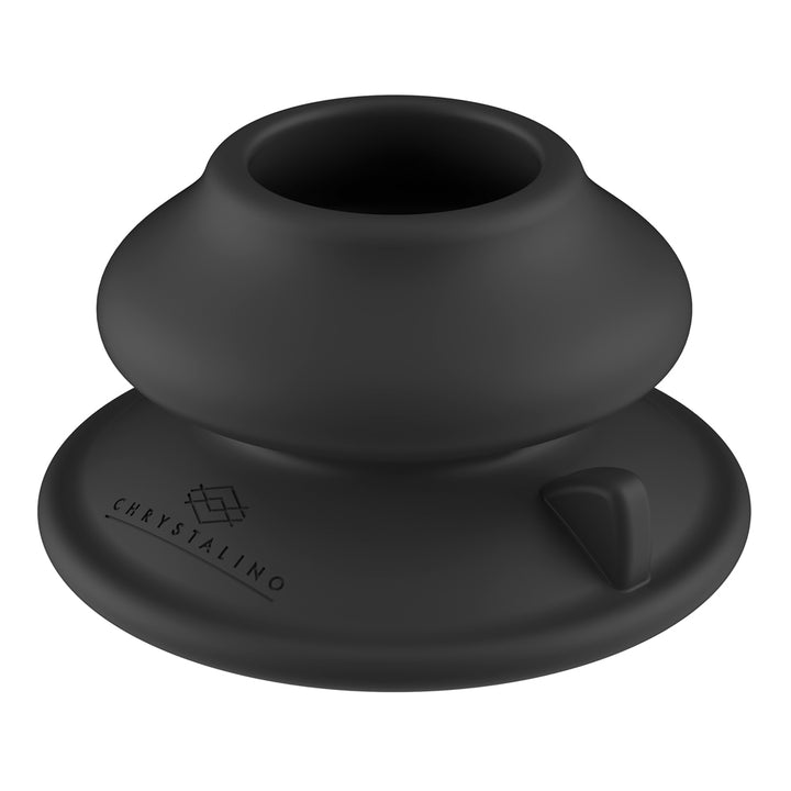 Shots Chrystalino Rimly Glass Plug - Black