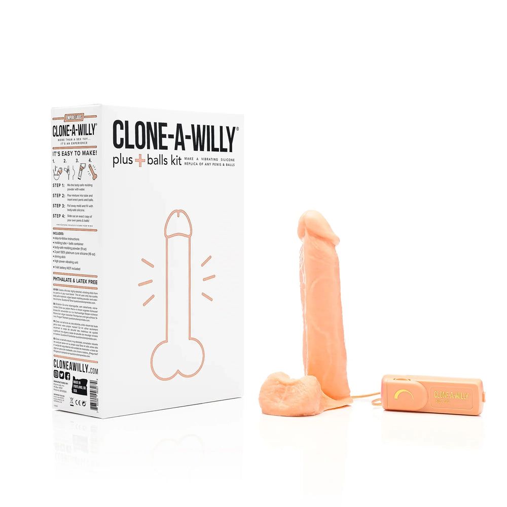 Clone A Willy Plus Balls Kit - Light Skin Tone