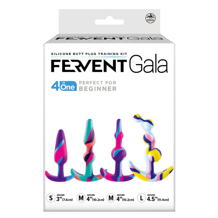 Excellent Power Fervent Gala 4 Piece Anal Training Kit