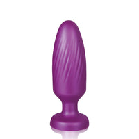 Excellent Power G-Stuck Silicone Butt Plug 4 Inch - Purple