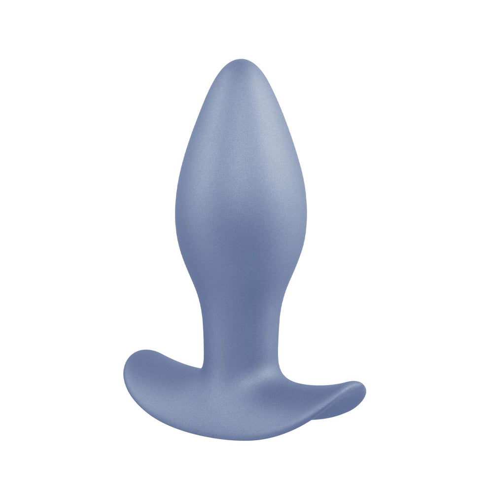 Excellent Power Metallic Glam Classic Butt Plug Small - Blue