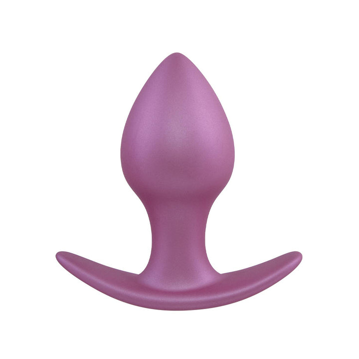 Excellent Power Metallic Glam T Base Butt Plug Small - Purple