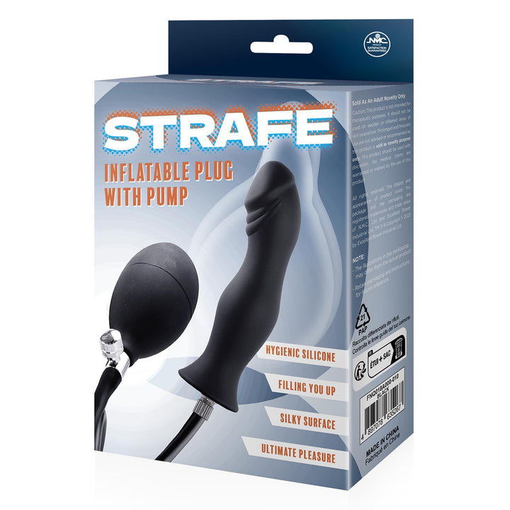 Excellent Power Strafe Inflatable Dildo Plug With Pump