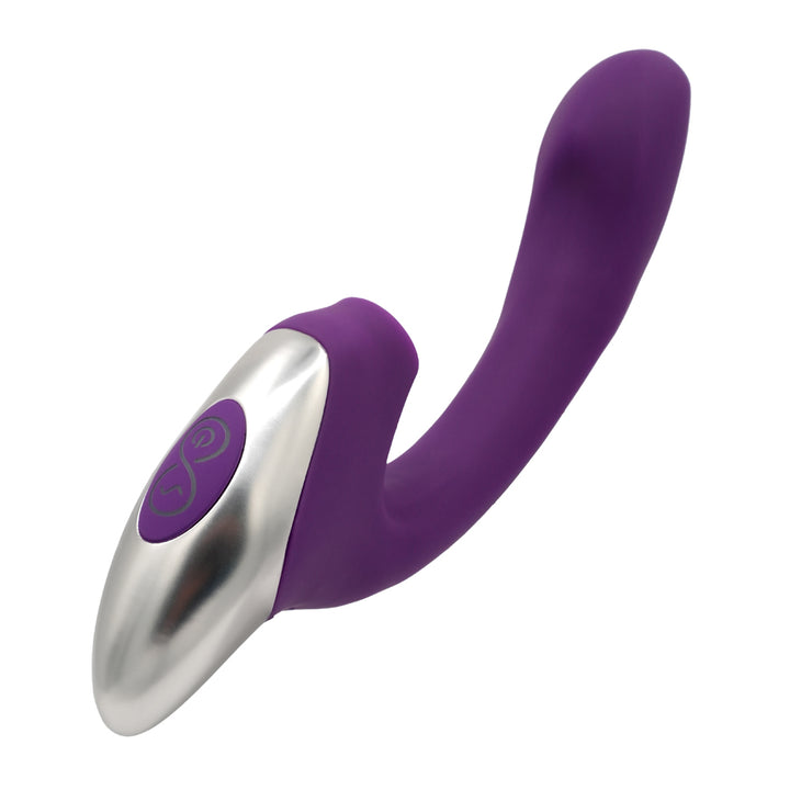 Excellent Power Titanz G-Spot Thumping Vibrator - Purple