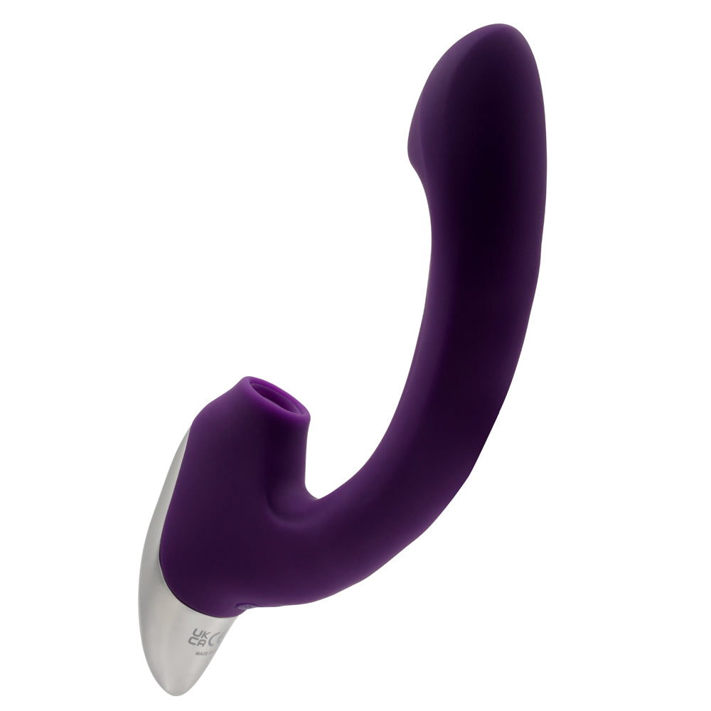 Excellent Power Titanz G-Spot Thumping Vibrator - Purple