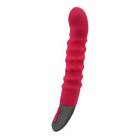 Excellent Power Titanz Rotating Ribbed Beaded G-Spot Vibrator - Pink