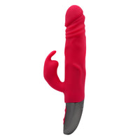 Excellent Power Titanz Thrusting Penis Rabbit Vibrator - Pink