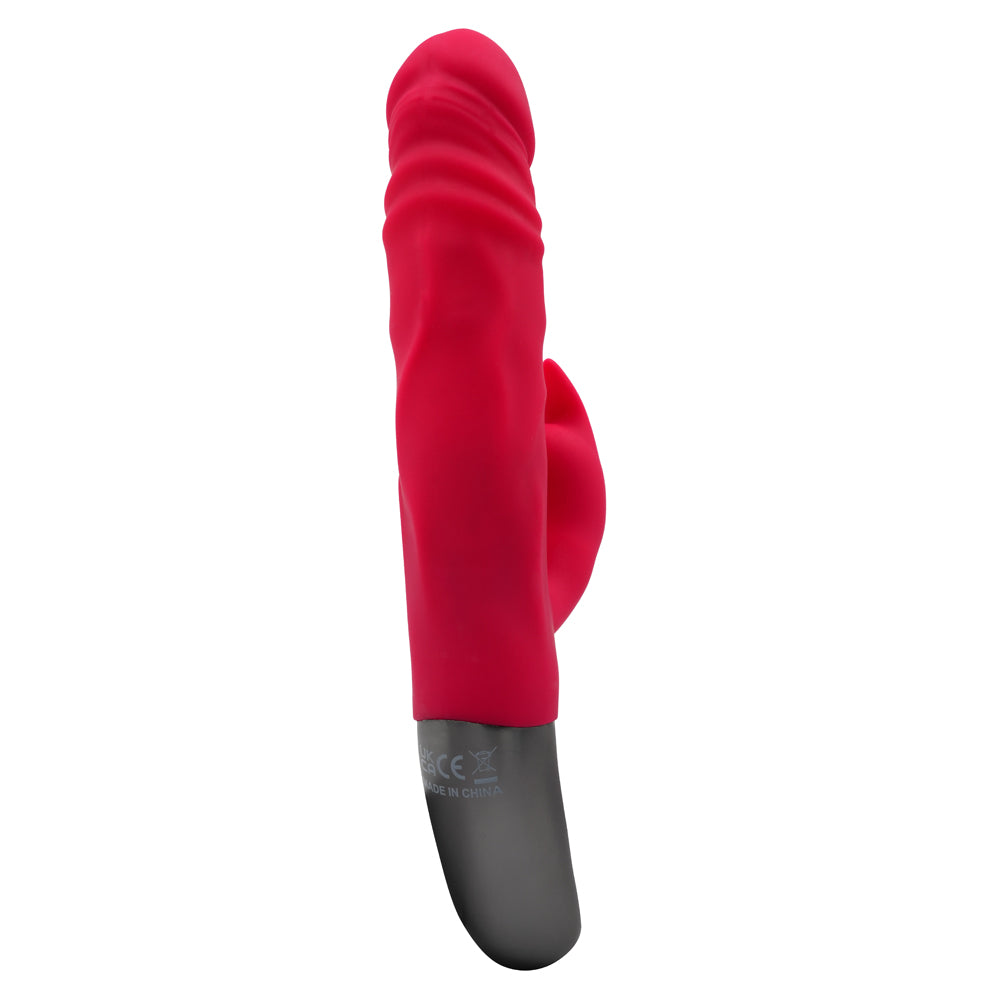 Excellent Power Titanz Thrusting Penis Rabbit Vibrator - Pink