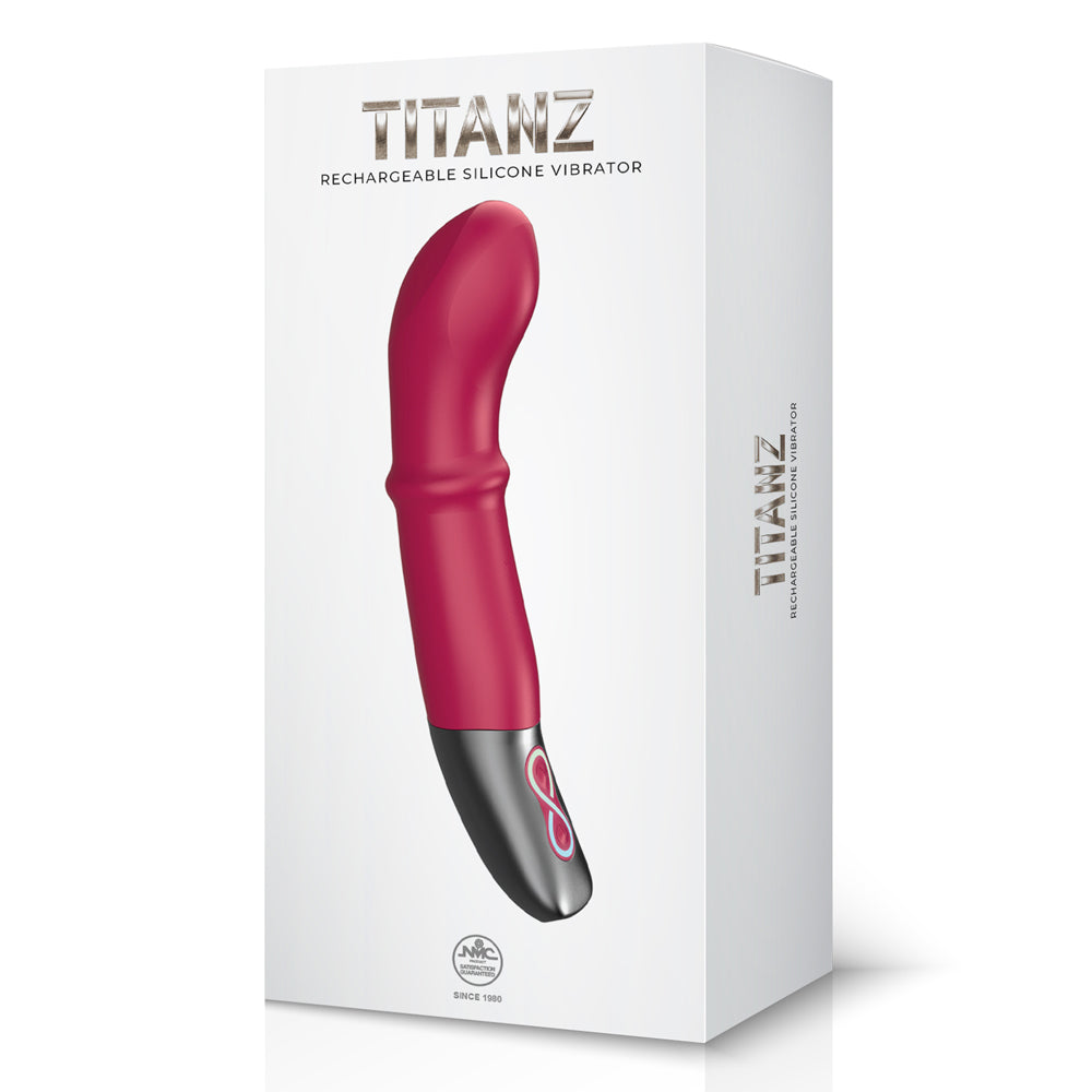 Excellent Power Titanz Waving Beaded G-Spot Vibrator - Pink