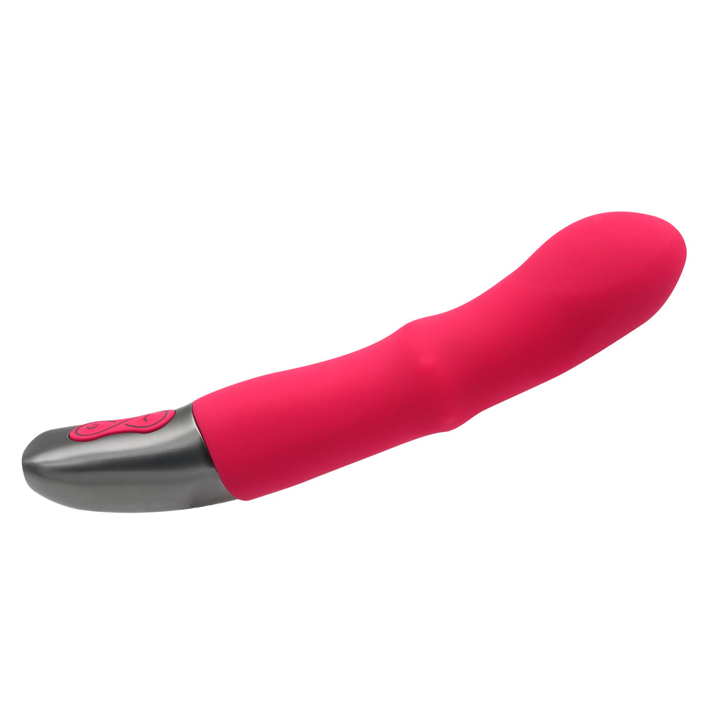 Excellent Power Titanz Waving Beaded G-Spot Vibrator - Pink