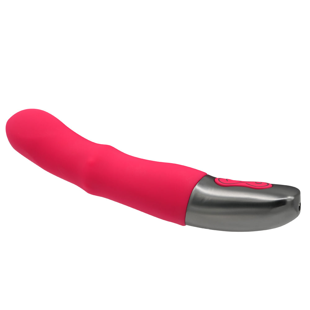 Excellent Power Titanz Waving Beaded G-Spot Vibrator - Pink