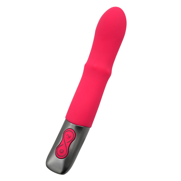 Excellent Power Titanz Waving Beaded G-Spot Vibrator - Pink