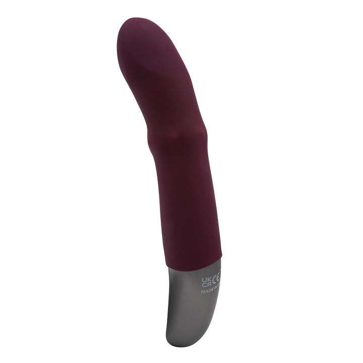 Excellent Power Titanz Waving Beaded G-Spot Vibrator - Rubine Red