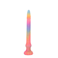 Fantasy Octopussy Platinum Silicone Dildo 16.4 Inch - Glow In The Dark