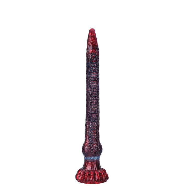 Fantasy Octopussy Platinum Silicone Dildo 22.2 Inch - Metallic Red