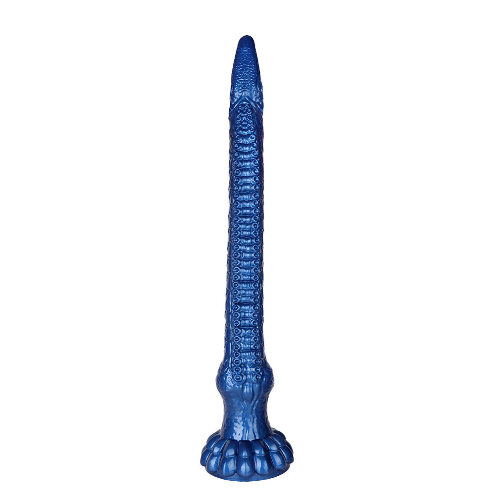 Fantasy Octopussy Platinum Silicone Dildo 30.7 Inch - Metallic Blue