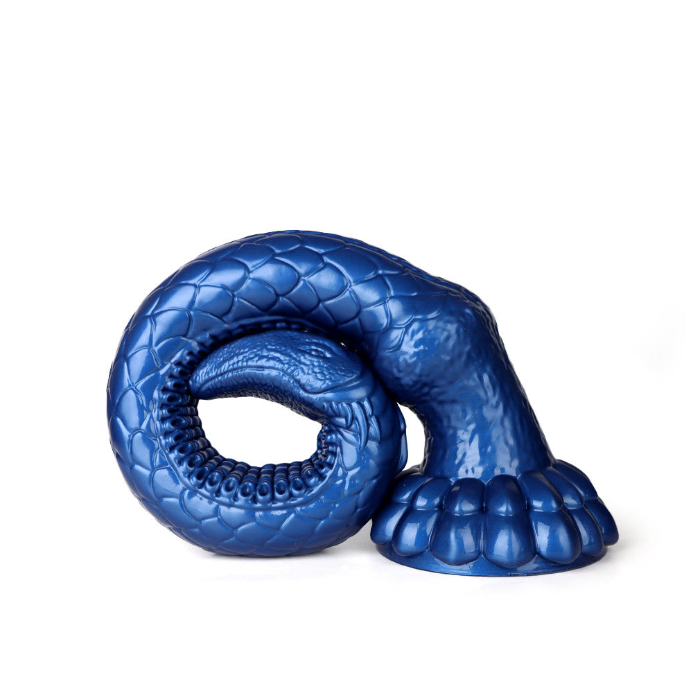 Fantasy Octopussy Platinum Silicone Dildo 30.7 Inch - Metallic Blue