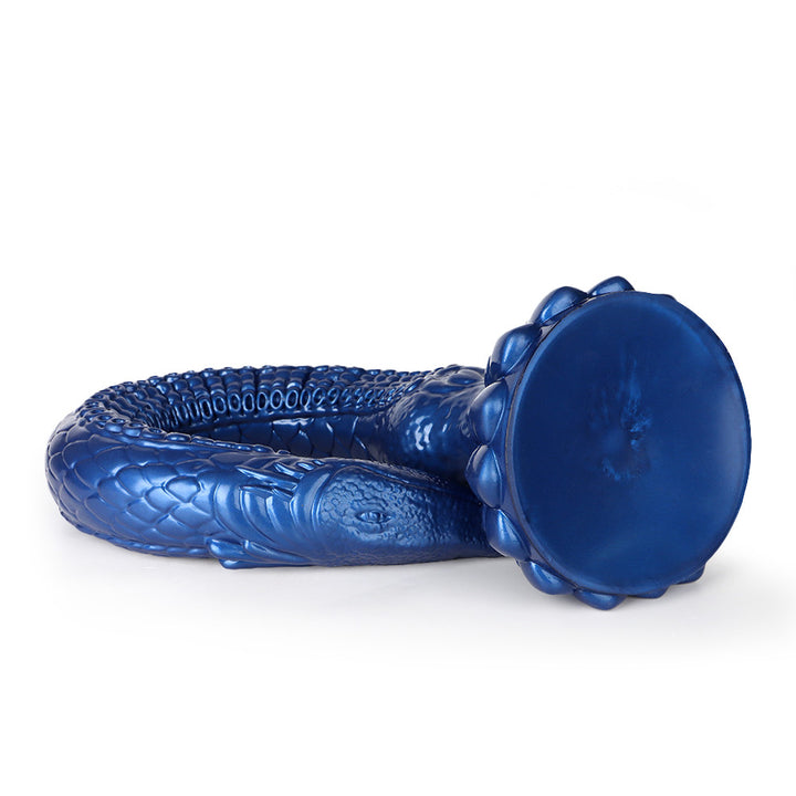 Fantasy Octopussy Platinum Silicone Dildo 30.7 Inch - Metallic Blue