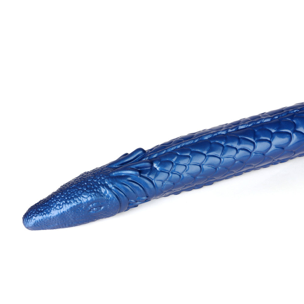 Fantasy Octopussy Platinum Silicone Dildo 30.7 Inch - Metallic Blue