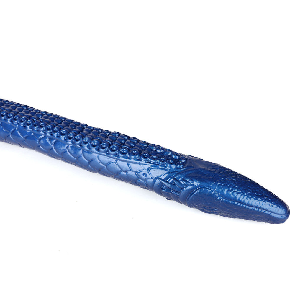 Fantasy Octopussy Platinum Silicone Dildo 30.7 Inch - Metallic Blue