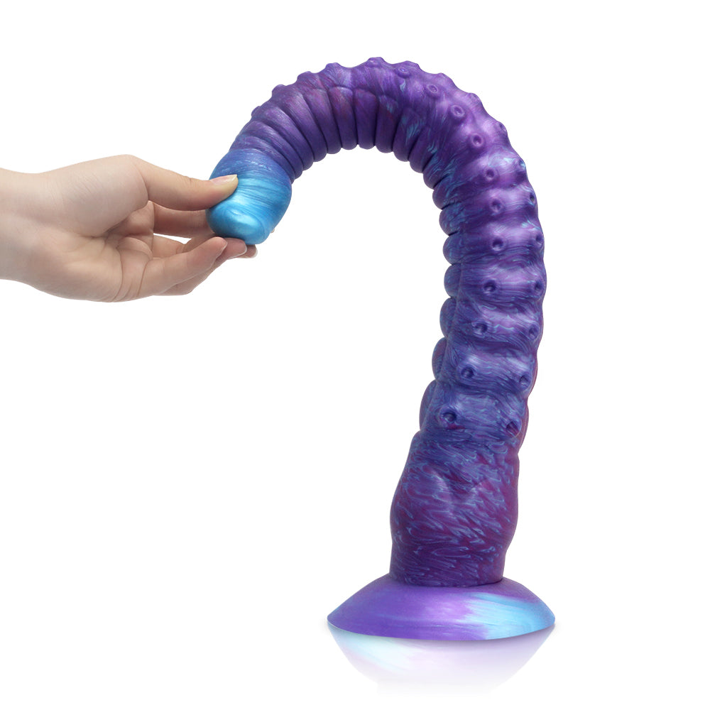 Fantasy Pegacorn Platinum Silicone Dildo 12.4 Inch - Purple