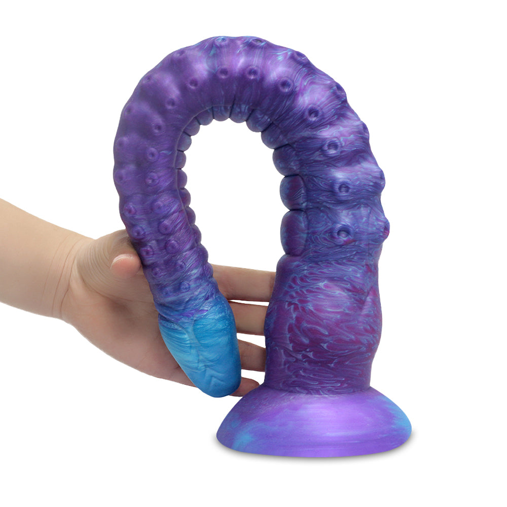 Fantasy Pegacorn Platinum Silicone Dildo 12.4 Inch - Purple