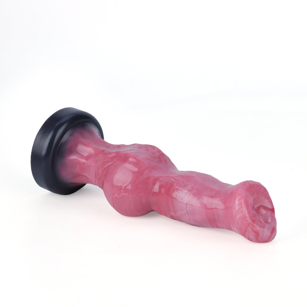 Fantasy Red Rocket Platinum Silicone Dildo 6.1 Inch - Red