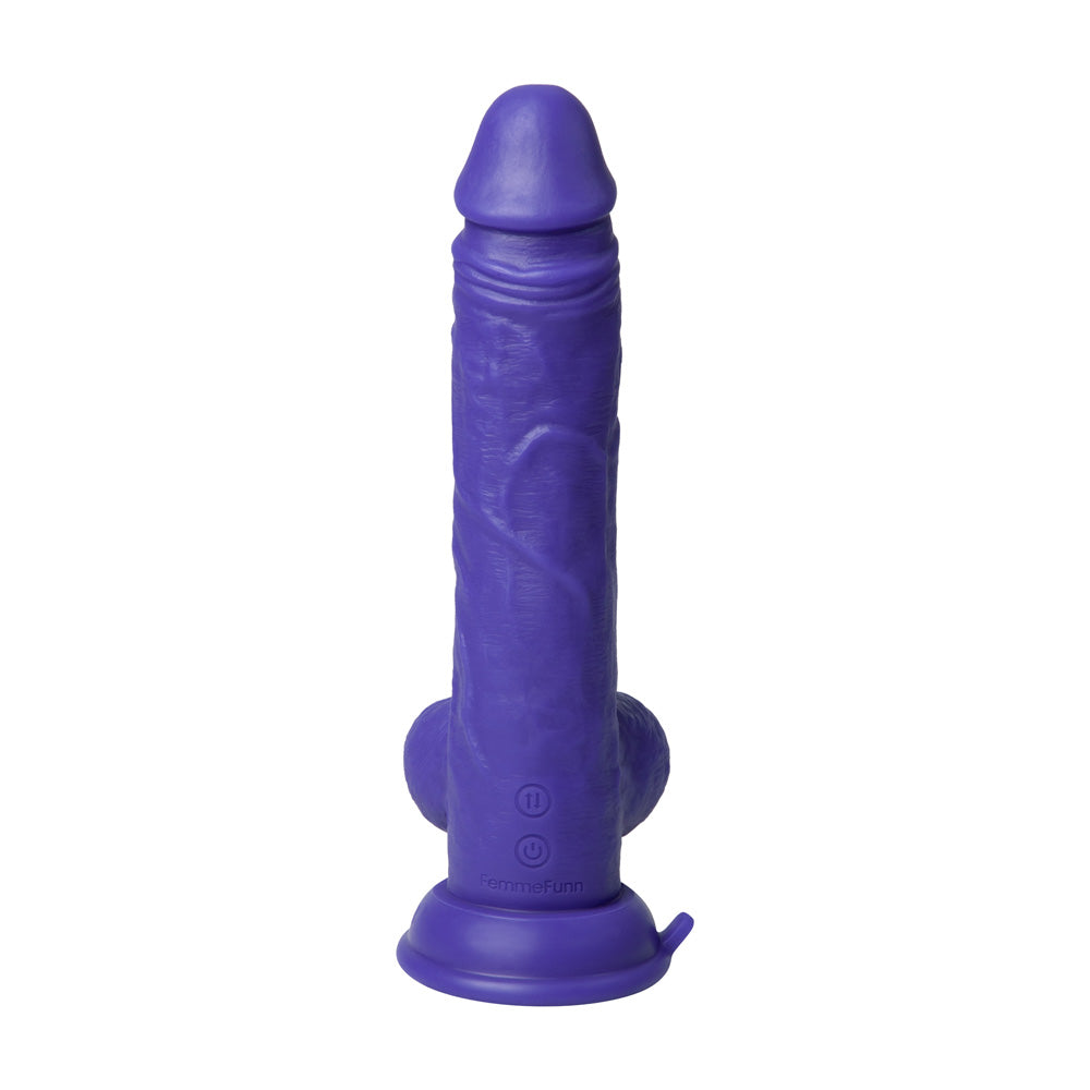 FemmeFunn Thruster Baller Remote Controlled Dildo - Purple