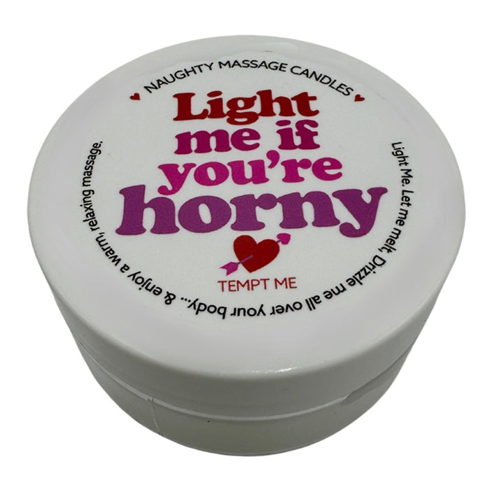 KamaSutra Valentine Massage Candle 50g - Light Me, If You're Horny