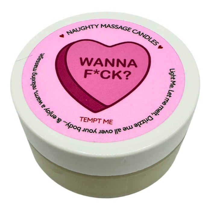 KamaSutra Valentine Massage Candle 50g - WANNA F*CK?