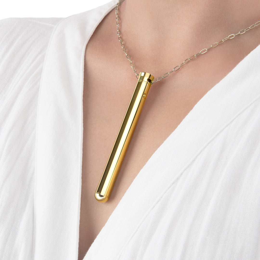 Le Wand Chrome Vibrating Necklace - Gold