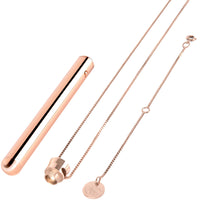 Le Wand Chrome Vibrating Necklace - Rose Gold