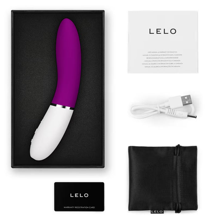 Lelo Liv 3 Rechargeable Vibrator - Deep Rose