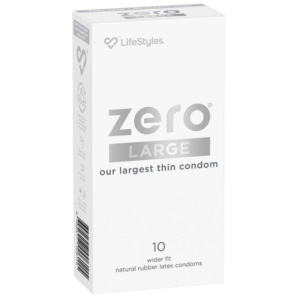 LifeStyles Zero Über Thin Large Condoms 10 Pack