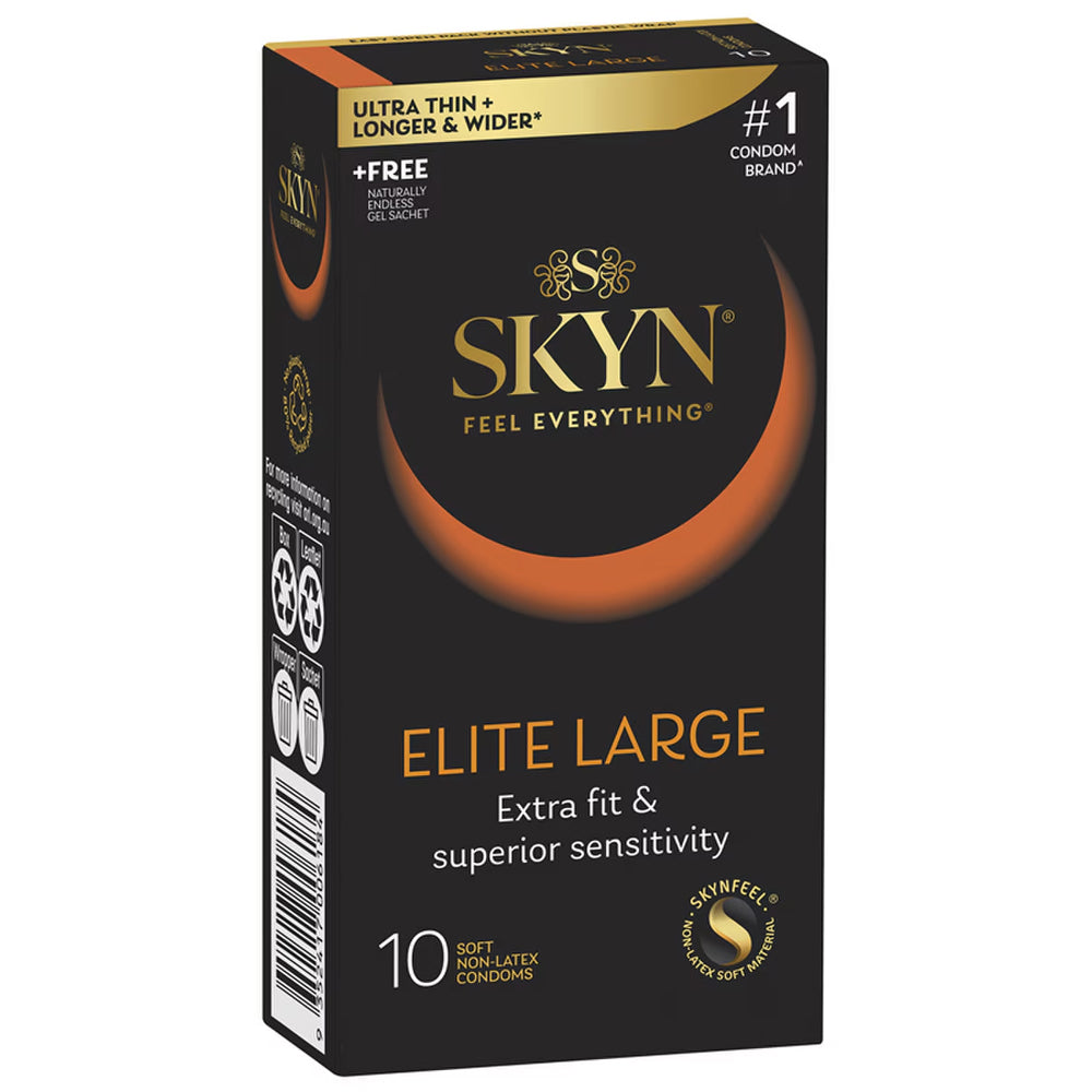 Lifestyles Skyn Elite Non Latex Large Condoms 10 Pack